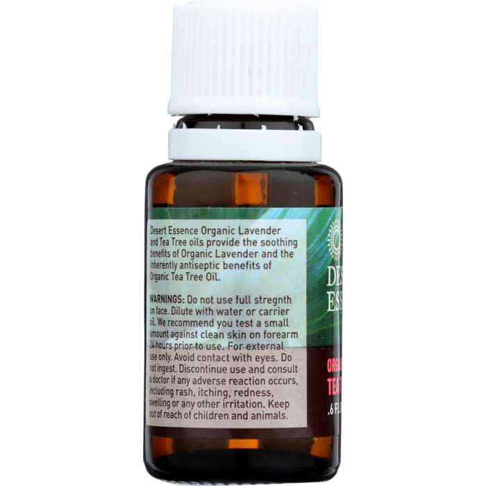 DESERT ESSENCE: Organic Lavender Tea Tree Oil, 0.6 oz