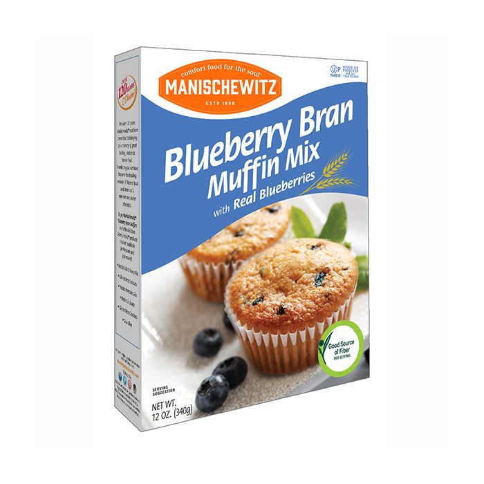 MANISCHEWITZ: Mix Muffin Blubry Bran, 12 oz
