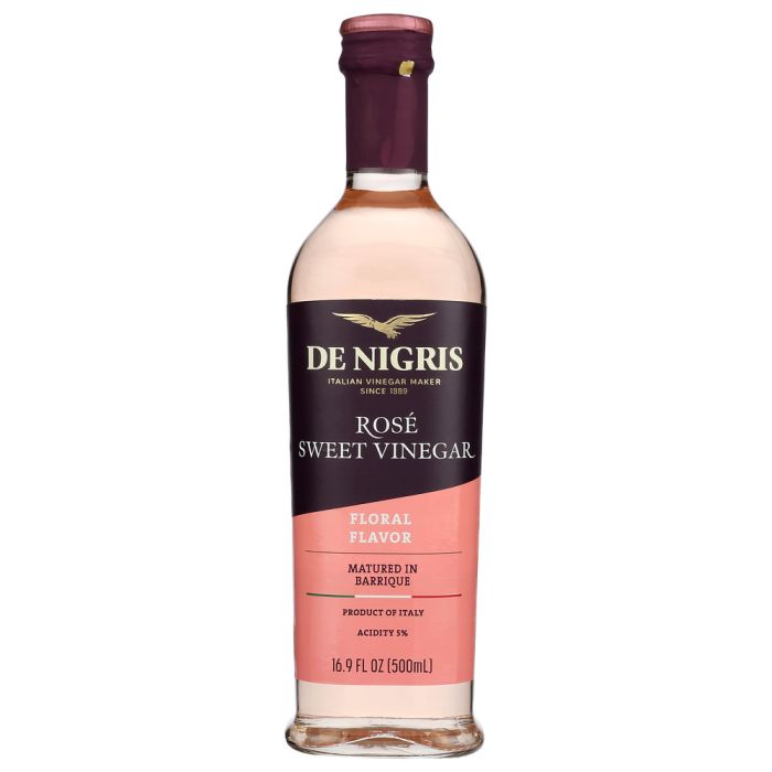 DE NIGRIS: Sweet Rose Wine Vinegar, 500 ml
