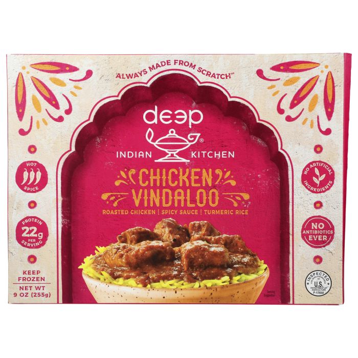 DEEP INDIAN KITCHEN: Chicken Vindaloo, 9 oz