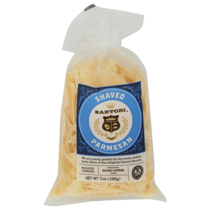 SARTORI: Classic Parmesan Cheese Shaved, 7 oz