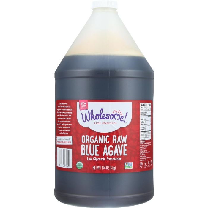 WHOLESOME: Organic Raw Blue Agave, 176 oz