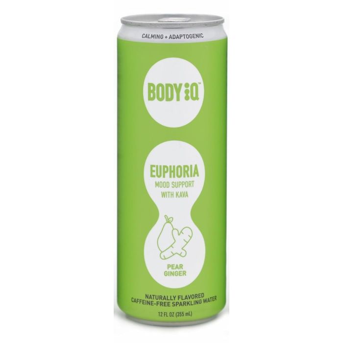 BODY INTELLIGENCE: Euphoria Intelligent Sparkling Water Pear Ginger, 12 fo