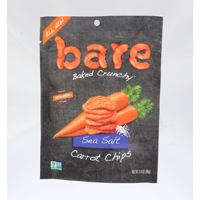 BARE FRUIT: Sea Salt Carrot Chips, 1.4 oz