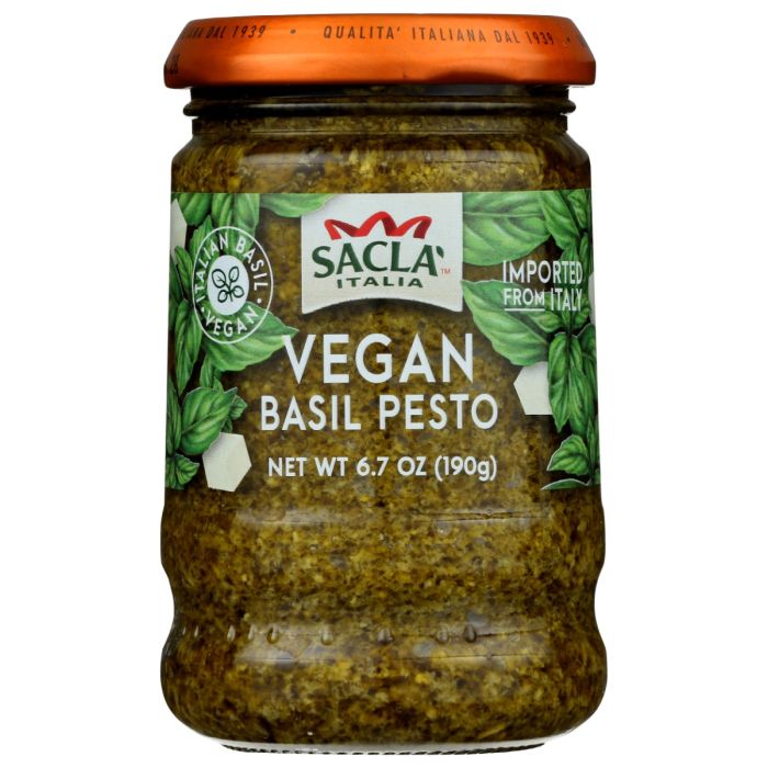 SACLA: Vegan Basil Pesto, 6.7 oz