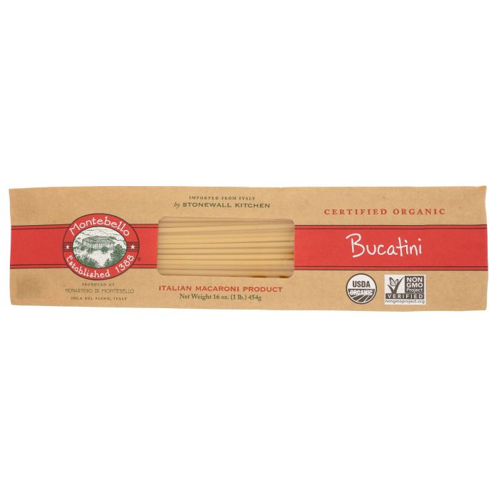 MONTEBELLO: Bucatini Pasta, 16 oz