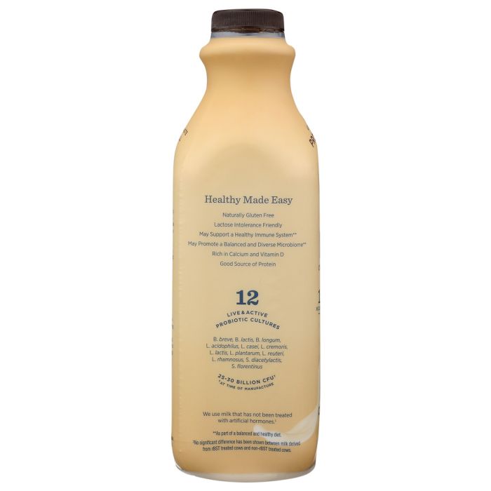 LIFEWAY: Lowfat Kefir Cultured Milk Smoothie Cappuccino, 32 Oz