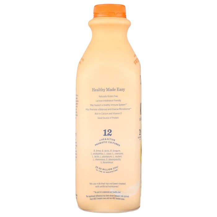 LIFEWAY: Kefir Peach Cultured Lowfat Milk Smoothie, 32 oz