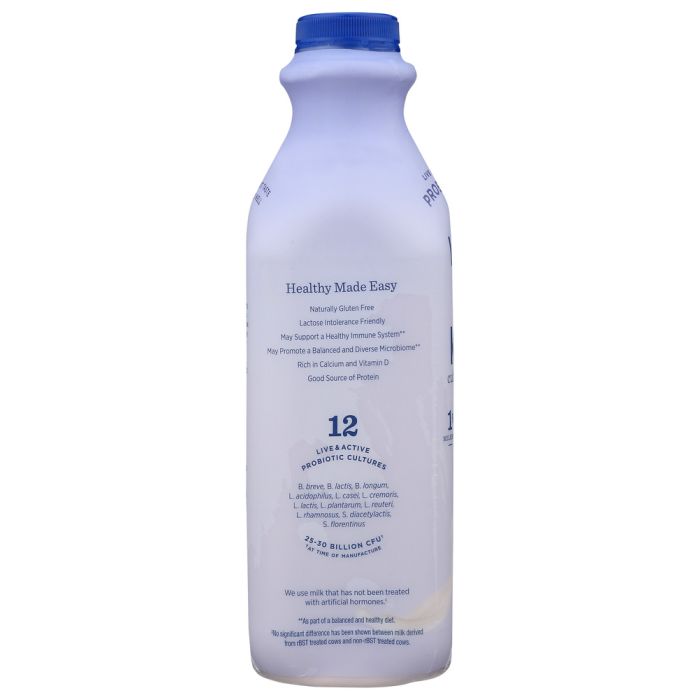 LIFEWAY: Kefir Lowfat Cultured Milk Blueberry Smoothie, 32 oz