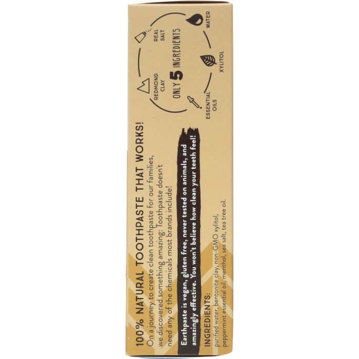 REDMOND: Earthpaste Natural Toothpaste Peppermint, 4 Oz