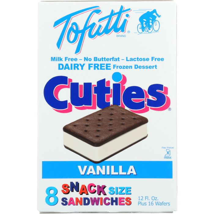 TOFUTTI: Vanilla Cuties Snack Sandwiches 8 Sandwiches, 12 Oz