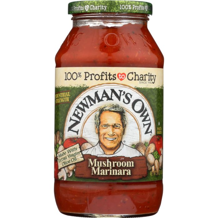 NEWMANS OWN: Sauce Spaghetti With Mushroom, 24 oz