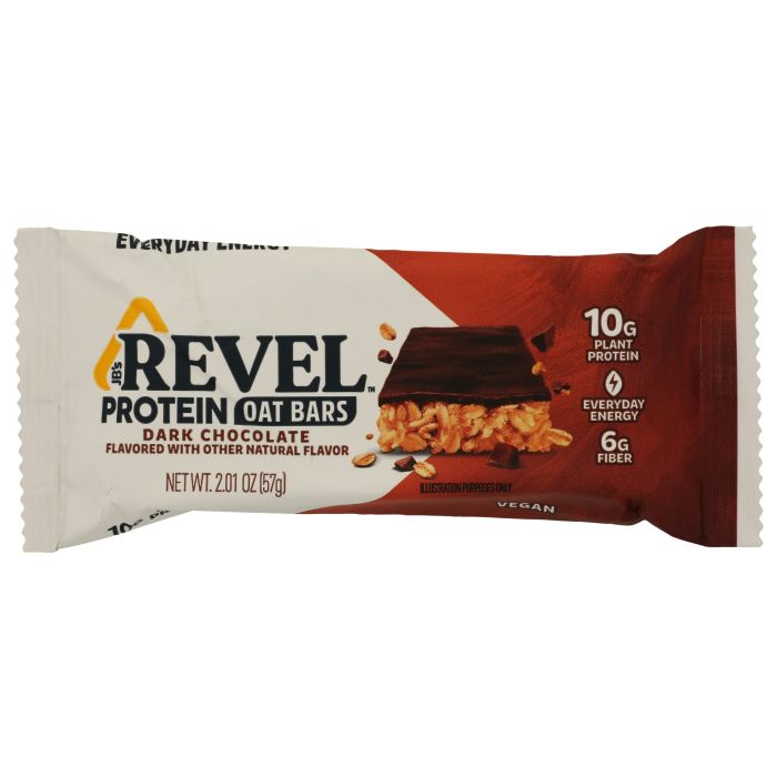 REVEL: Dark Chocolate Protein Oat Bar, 2.01 oz