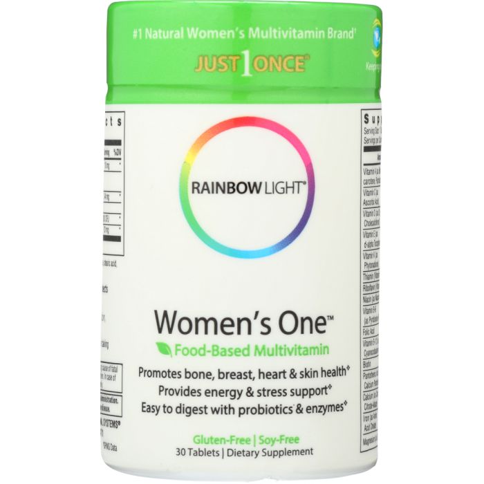 RAINBOW LIGHT: Just Once Women's One Food-Based Multivitamin, 30 Tablets