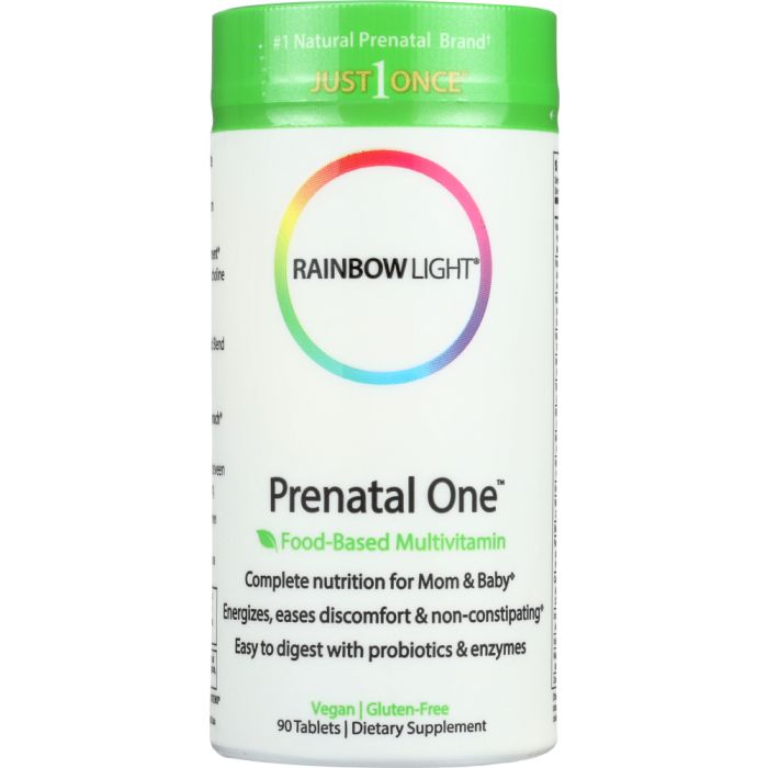 RAINBOW LIGHT: Just Once Prenatal One Food-Based Multivitamin, 90 Tablets