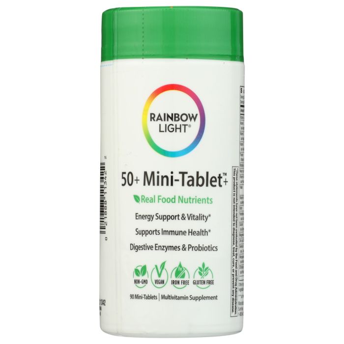RAINBOW LIGHT: 50+ Mini Food-Based Multivitamin, 90 tb