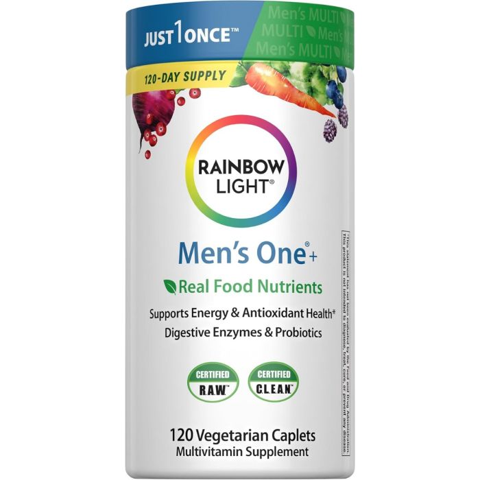 RAINBOW LIGHT: Mens One Multivitamin, 120 cp