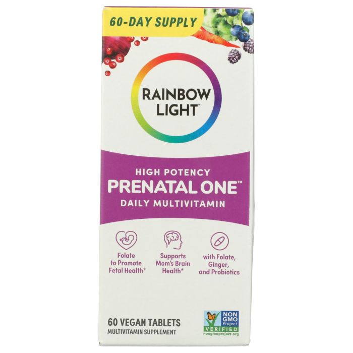 RAINBOW LIGHT VIBRANCE: Prenatal One Multivitamin, 60 tb