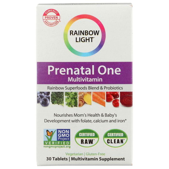 RAINBOW LIGHT VIBRANCE: Prenatal One Multivitamin, 30 tb