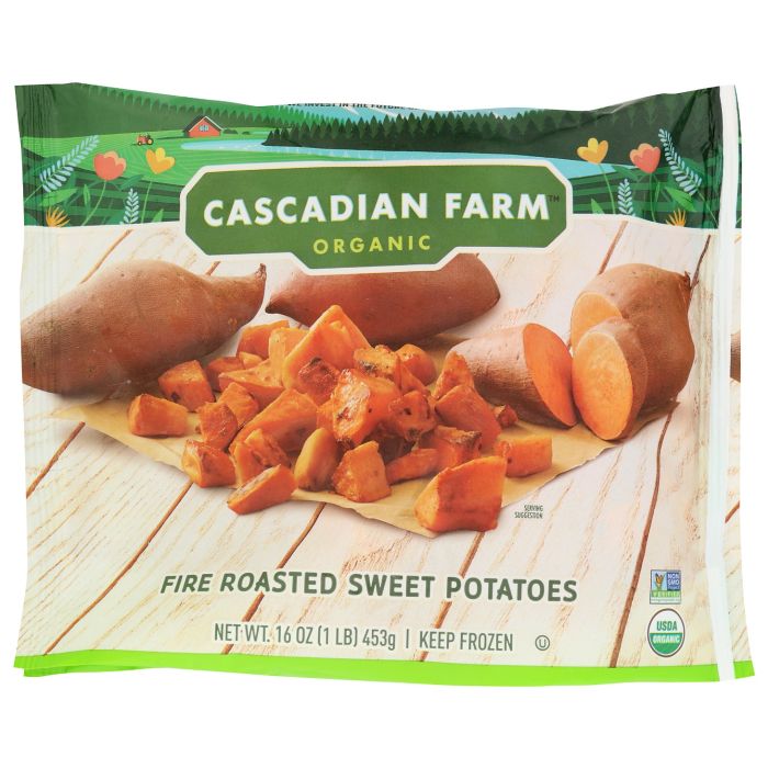 CASCADIAN FARMS: Fire Roasted Sweet Potatoes, 16 oz