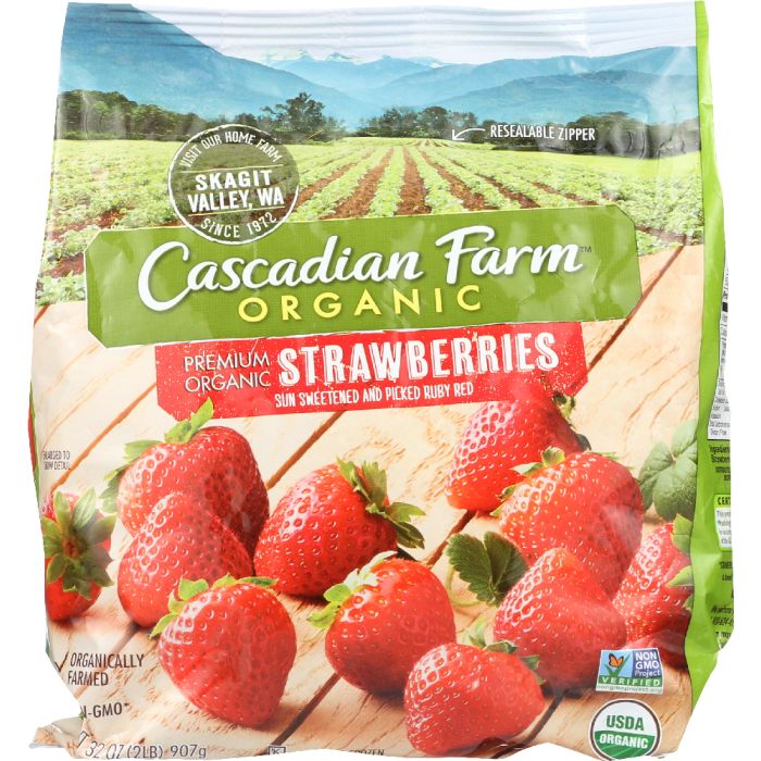 CASCADIAN FARM: Frozen Strawberries, 32 oz