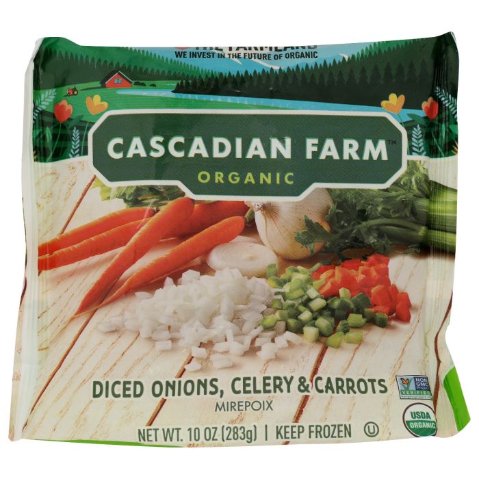 CASCADIAN FARM: Organic Mirepoix Vegetables, 10 oz