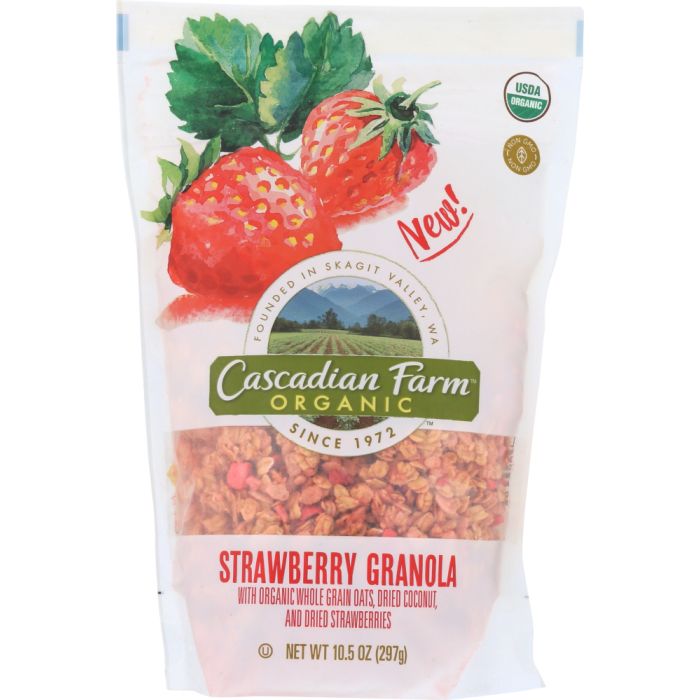 CASCADIAN FARM: Strawberry Granola, 10.5 oz