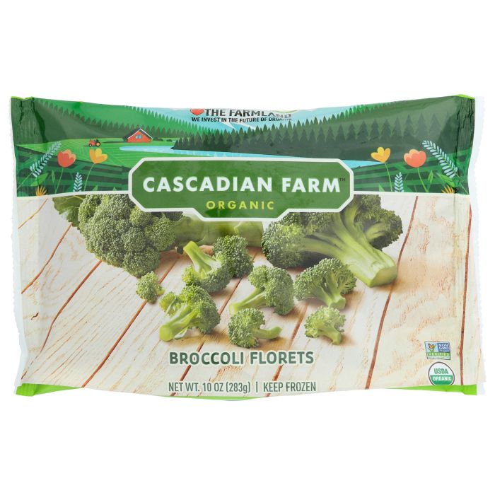 CASCADIAN FARMS: Broccoli Florets, 10 oz