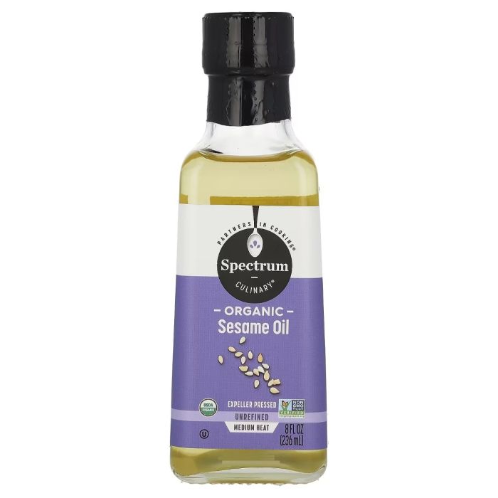 SPECTRUM NATURALS: Oil Sesame Unrefined, 8 oz
