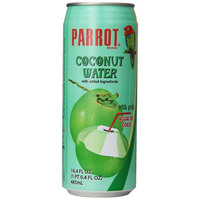 PARROT: Coconut Water with Pulp, 16.4 fo