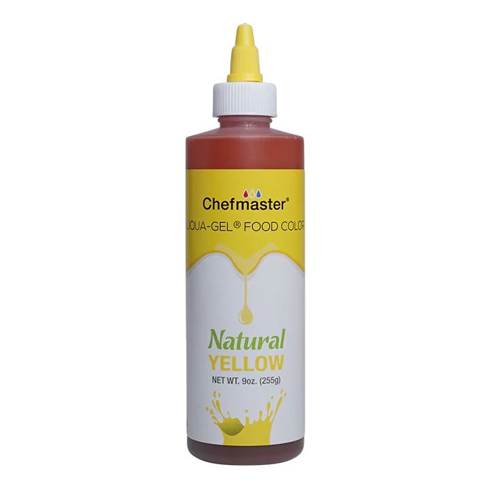 CHEFMASTER: Natural Yellow Liqua-Gel Food Coloring, 9 oz