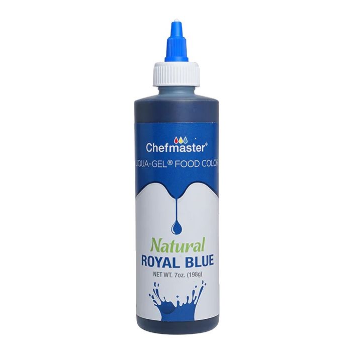 CHEFMASTER: Natural Royal Blue Liqua-Gel Food Coloring, 7 oz