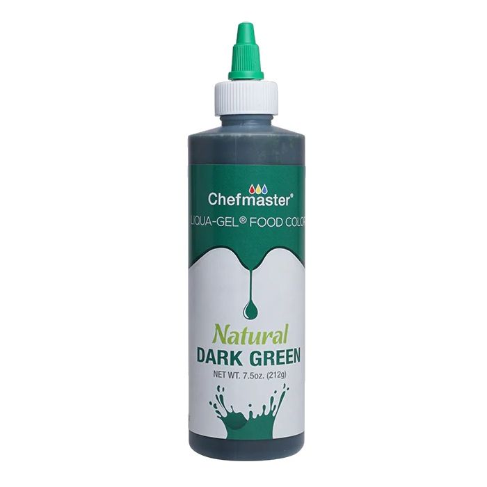 CHEFMASTER: Natural Dark Green Liqua-Gel Food Coloring, 7.5 oz