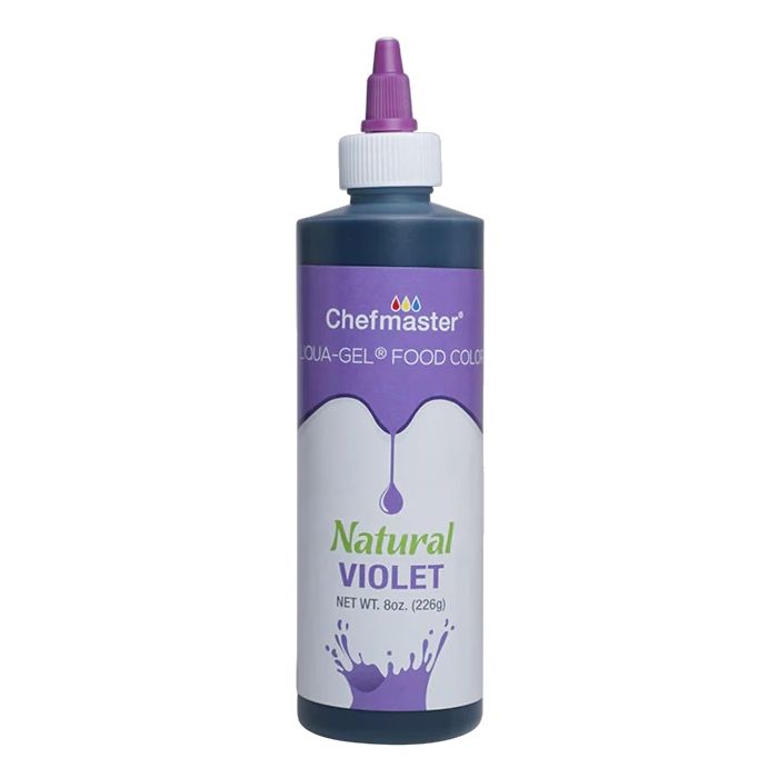 CHEFMASTER: Natural Violet Liqua-Gel Food Coloring, 8 oz