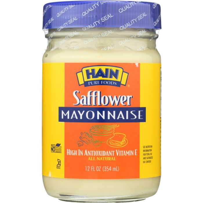 HAIN PURE FOODS: Safflower Mayonnaise, 12 oz