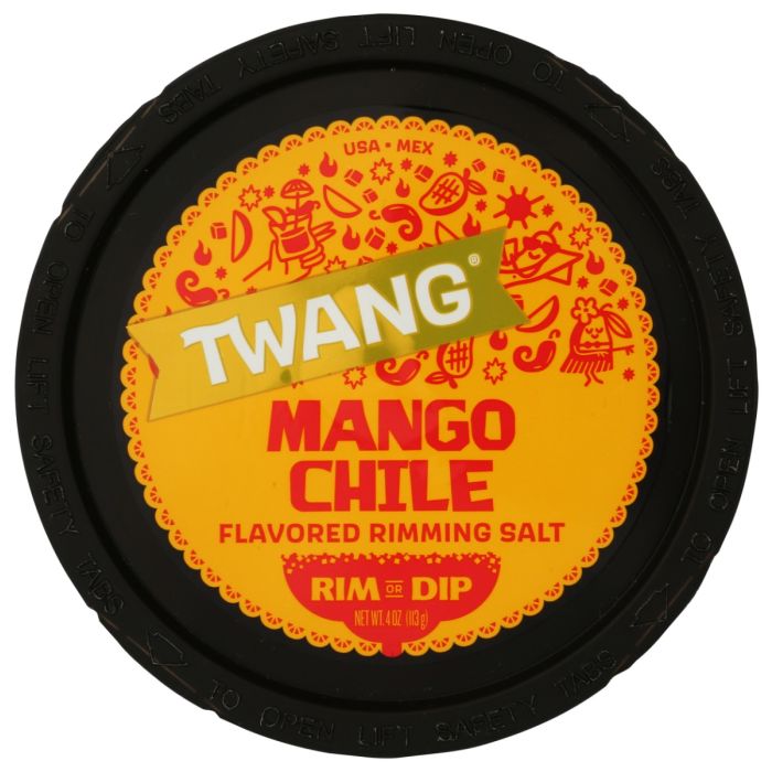 TWANG: Mango Chile Flavored Rimming Salt, 4 oz