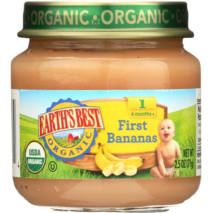 EARTHS BEST: Beginner Bananas Organic, 2.5 oz