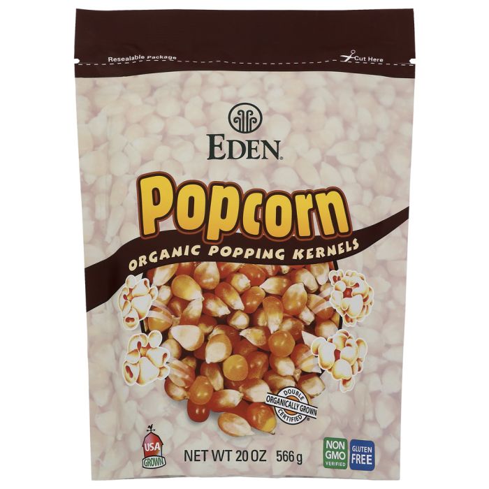 EDEN FOODS: Popcorn Yellow Organic, 20 OZ