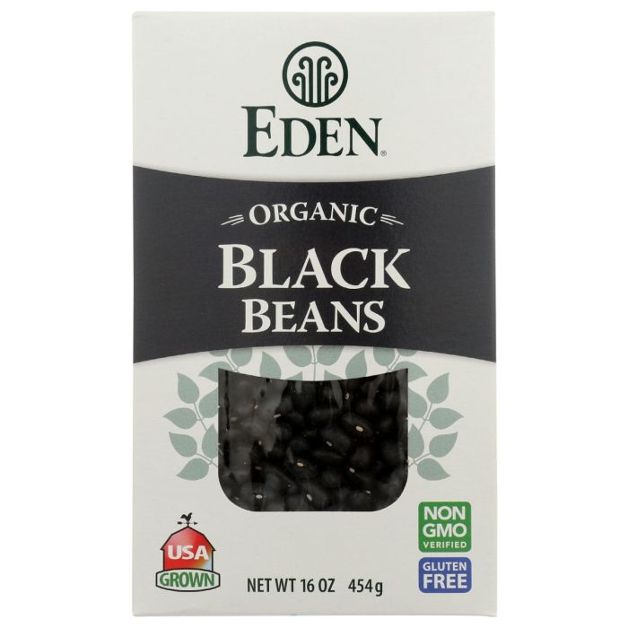 EDEN FOODS: Organic Black Turtle Beans Dry, 16 oz