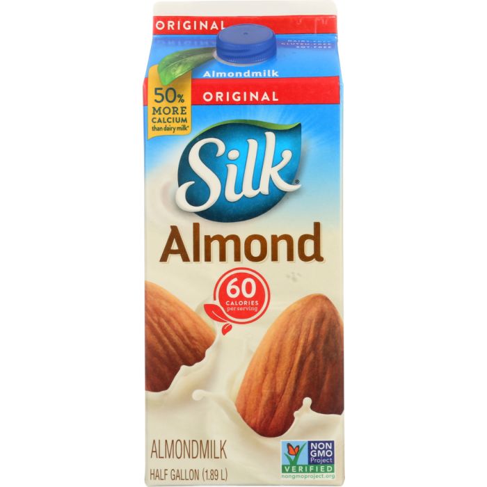 SILK: Pure Almond Original Almond Milk, 64 oz