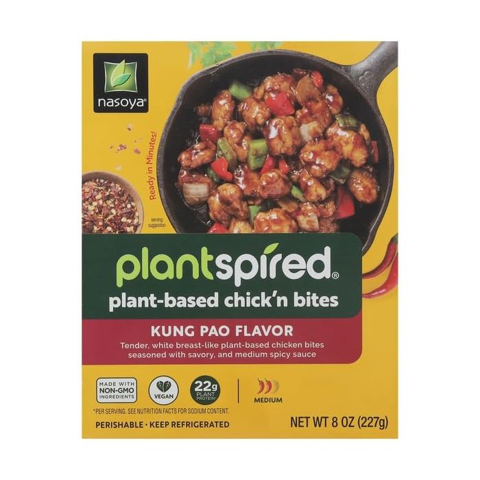 NASOYA: Plant-Based Chick' N Bites Kung Pao Flavor, 8 oz