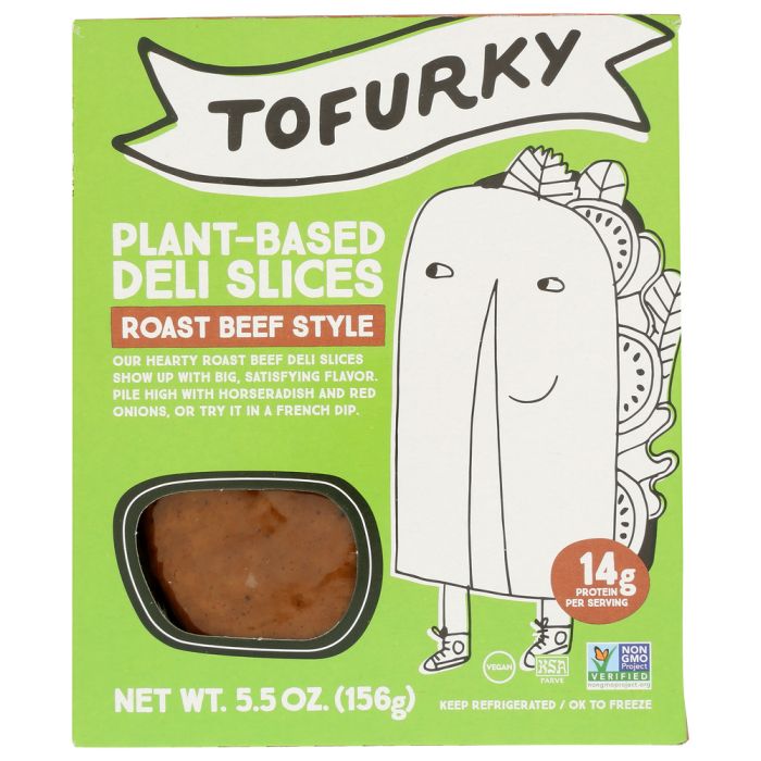 TOFURKY: Roast Beef Style Deli Slices, 5.5 oz