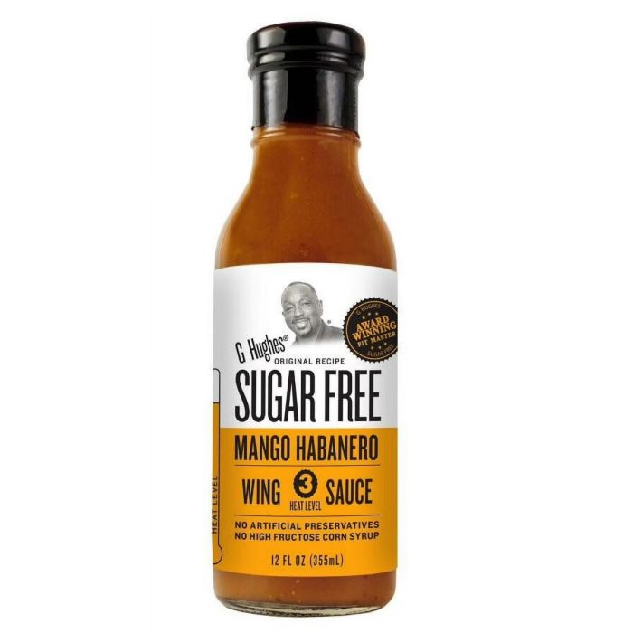 G HUGHES: Mango Habanero Wing Sauce, 12 oz
