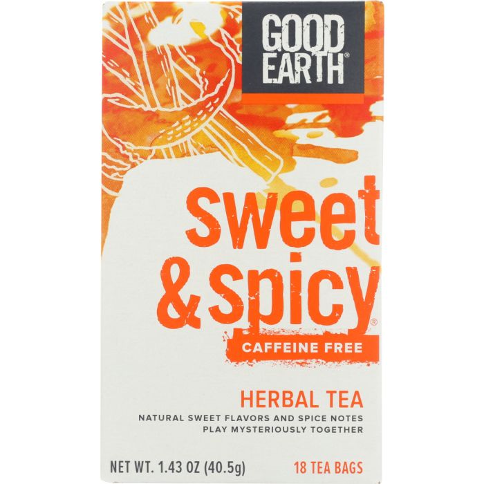 GOOD EARTH: Original Tea Caffeine Free Sweet & Spicy Blend, 18 bg