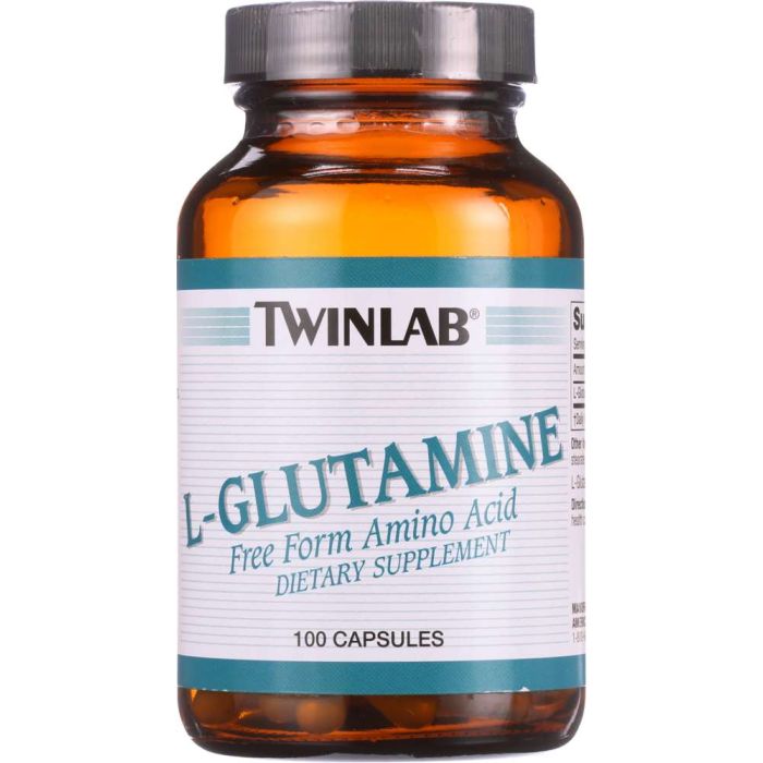 TWINLAB: L Glutamine 500 mg, 100 cp