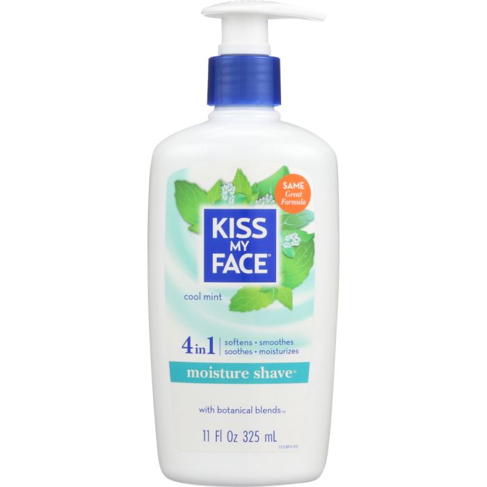KISS MY FACE: Moisture Shave Cool Mint, 11 oz
