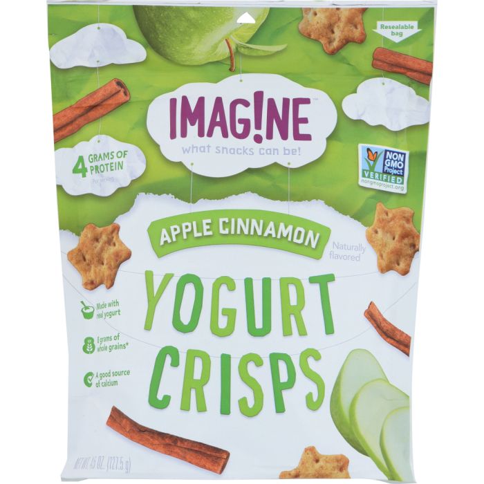 IMAGINE: Yogurt Crisps  Apple Cinnamon, 4.5 oz