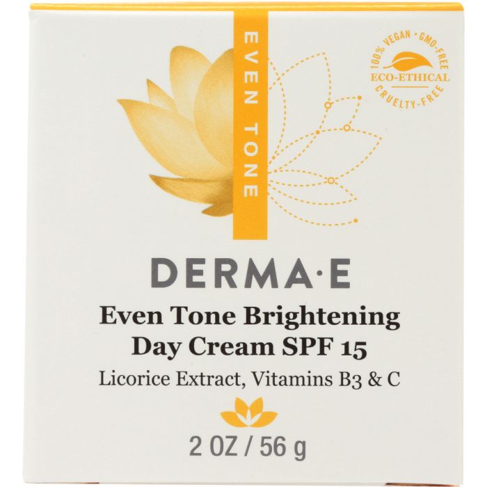 DERMA E: Evenly Radiant Brightening Day Creme SPF 15, 2 oz
