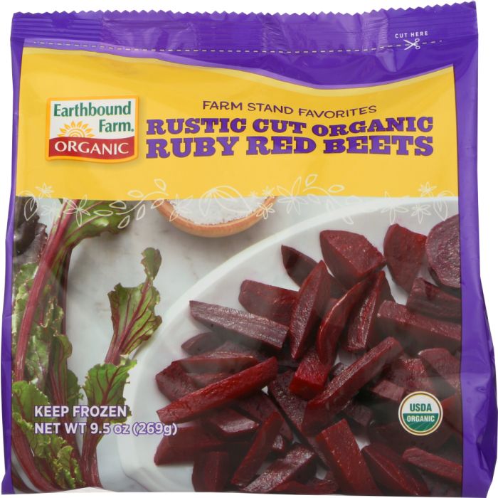 EARTHBOUND FARM: Organic Rustic Cut Ruby Red Beets, 9.5 oz