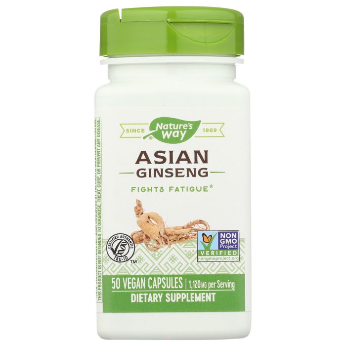 NATURES WAY: Asian Ginseng, 50 cp